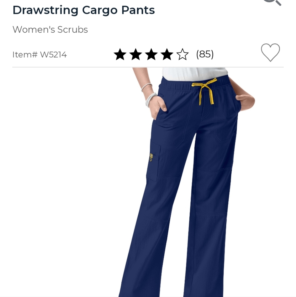 Size M, Wonderwink 4 stretch cargo pants